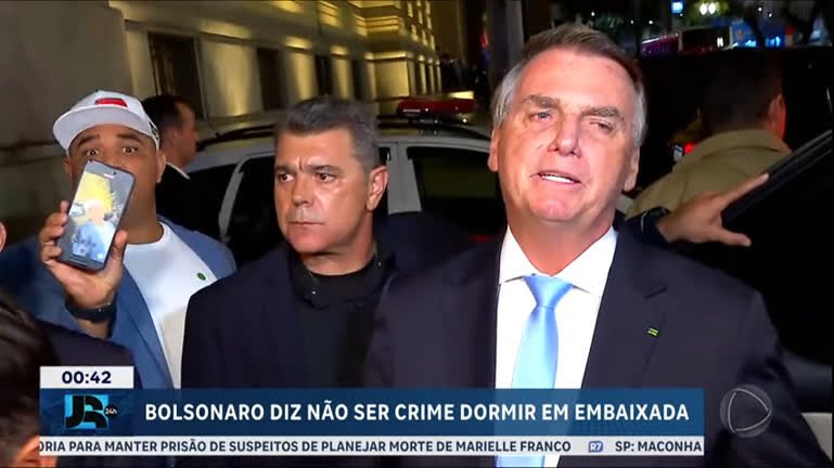 Bolsonaro responde a questionamentos sobre visita à embaixada da Hungria: ‘Há crime?’ – JR 24H