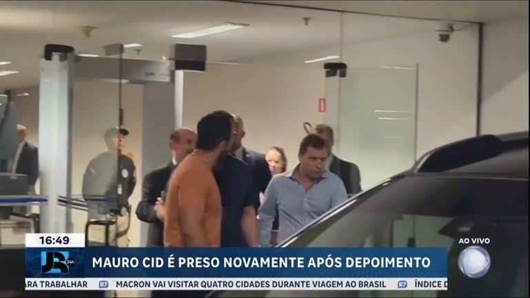 Ex-ajudante de ordens de Bolsonaro, Mauro Cid volta para a prisão em Brasília