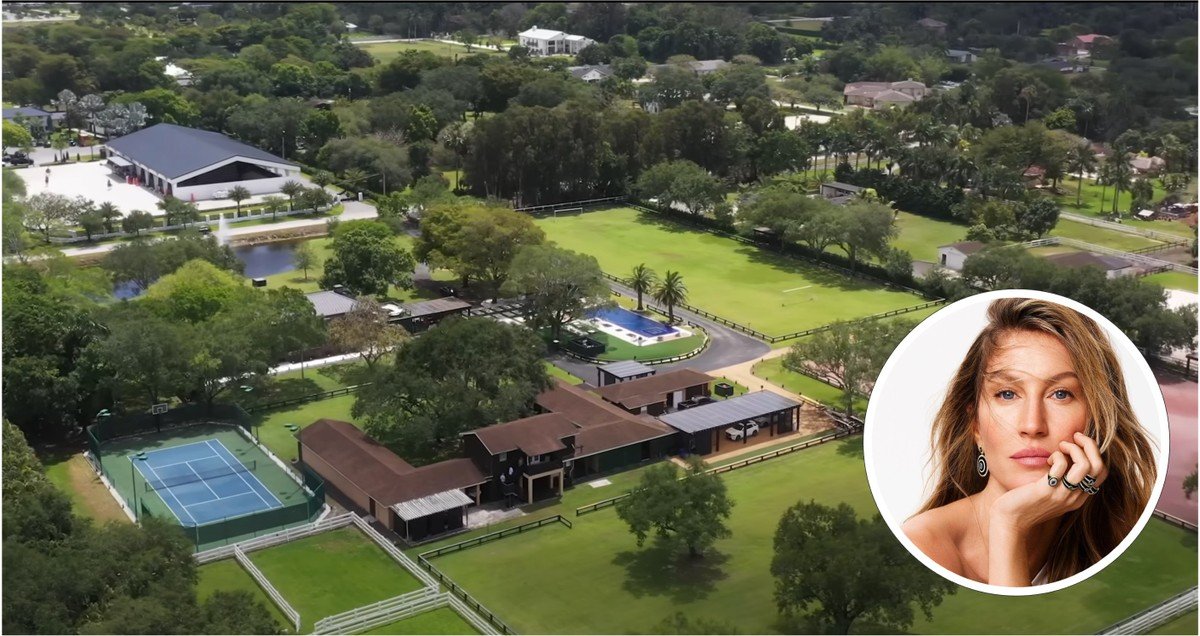 Rancho gigante de Gisele Bündchen nos EUA é avaliado em R$ 45 milhões; veja fotos | Casas de famosos