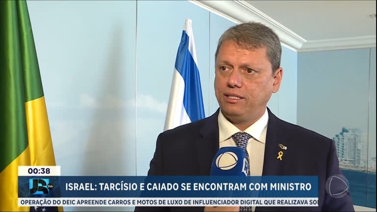 Tarcísio e Ronaldo Caiado se encontram com ministro das relações exteriores de Israel – JR 24H