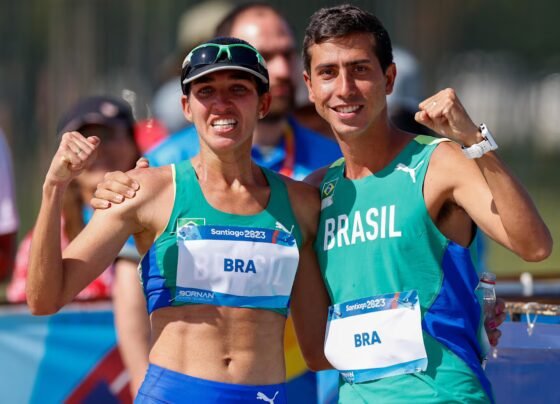 Resultado de Viviane Lyra e Caio Bonfim assegura vaga para o Brasil nos Jogos Olímpicos de Paris 2024