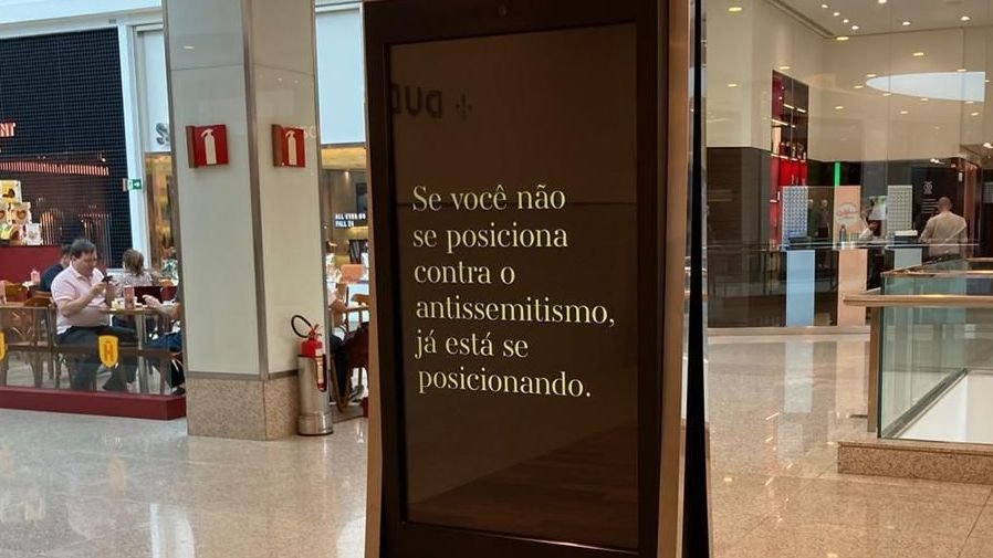 Campanha contra o ódio a judeus espalha painéis em 24 shoppings pelo Brasil – Notícias