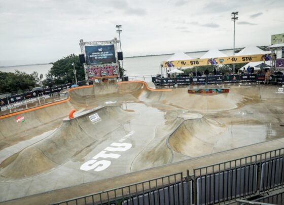 O segundo dia de competição começou com atraso por conta da chuva