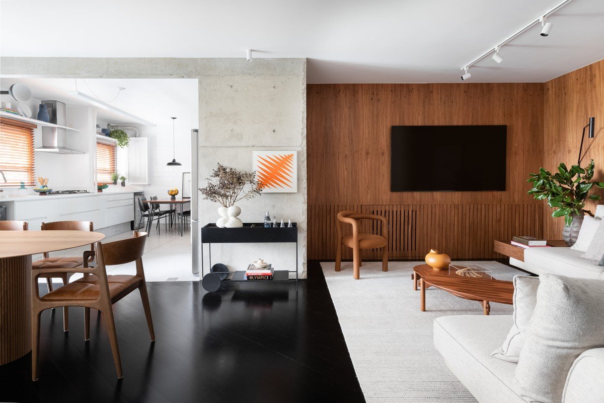 Design, arte e funcionalidade transformam apartamento de 140 m² | Apartamentos