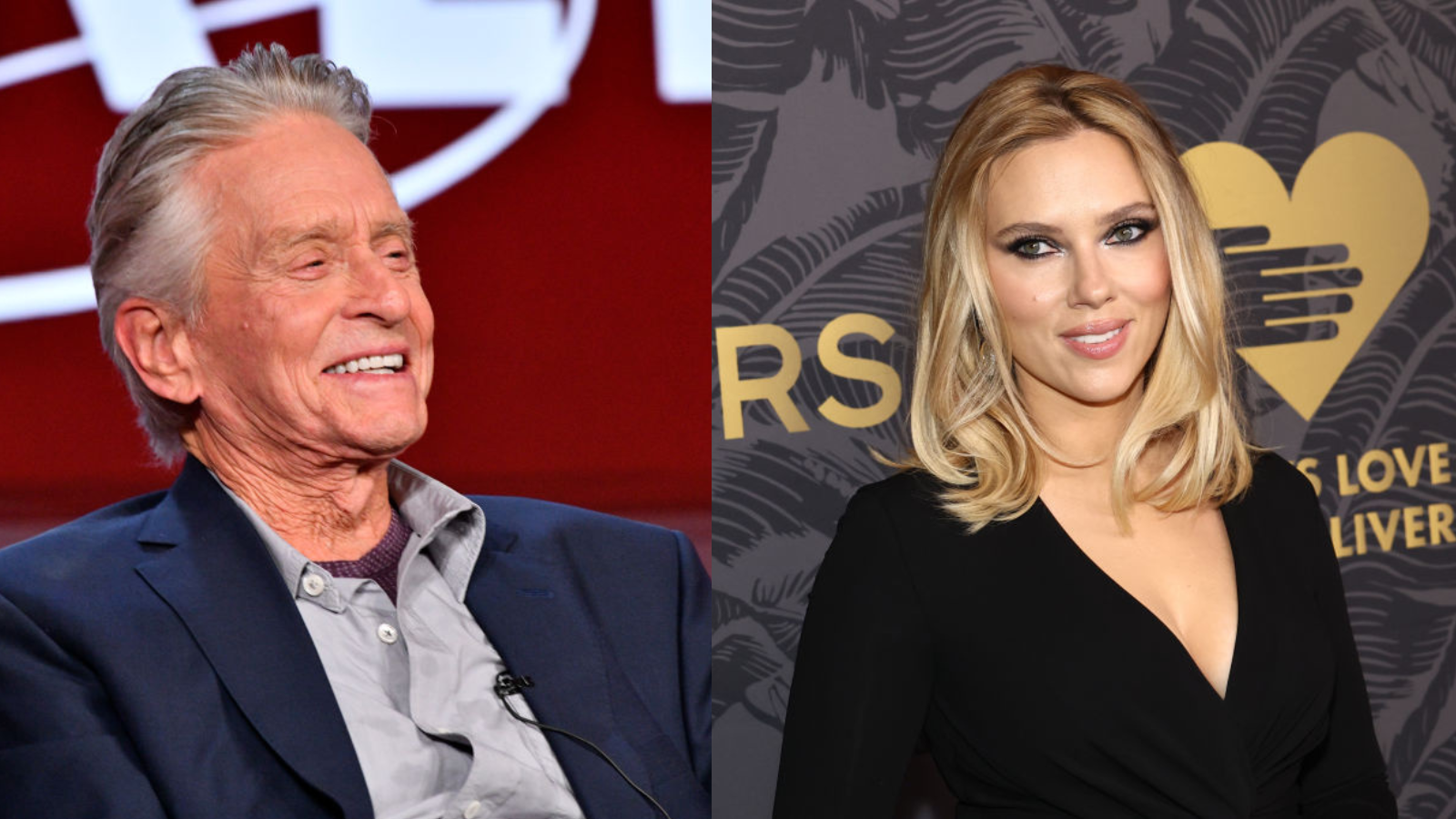 Michael Douglas descobre parentesco com a atriz Scarlett Johansson