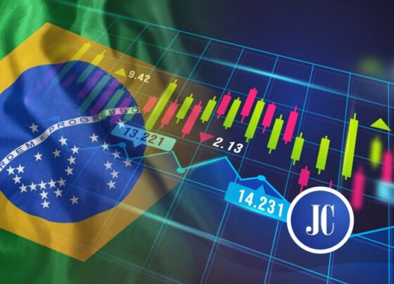 Às 11h04, o Ibovespa caía 0,94%, aos 124.151,88 pontos