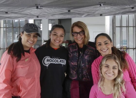 Vitória Zanini, Isadora Vieira, Eloana Tusi Mann, Mariana Matos e Bruna Cunha