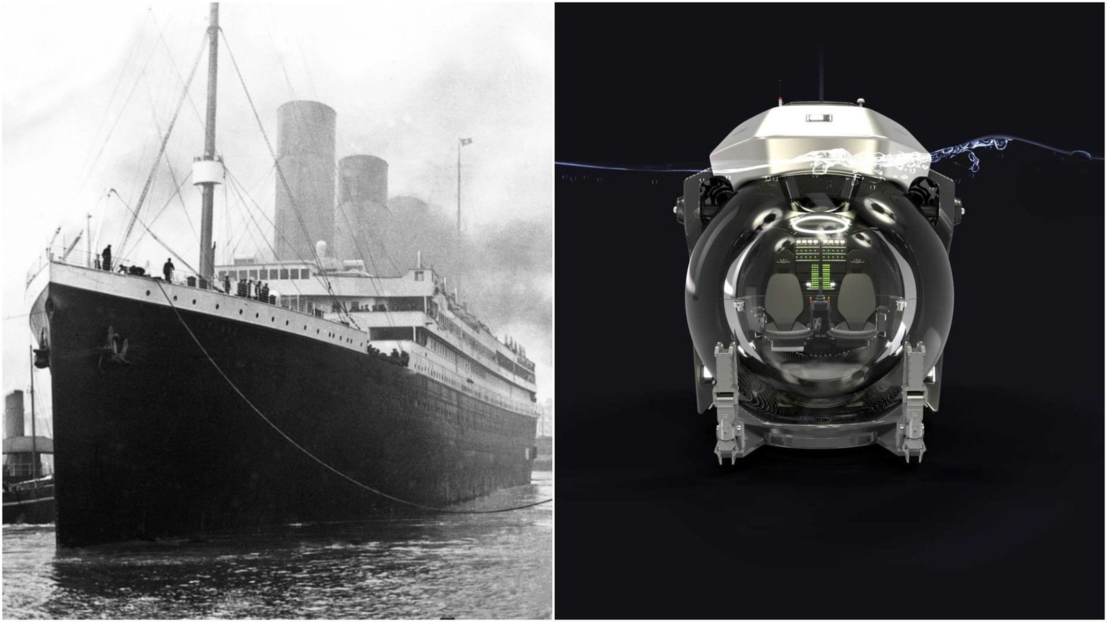 Bilionários planejam nova viagem de submersível aos destroços do Titanic