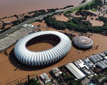 Não há previsão da estabilização do tempo no Rio Grande do Sul para retomar o futebol