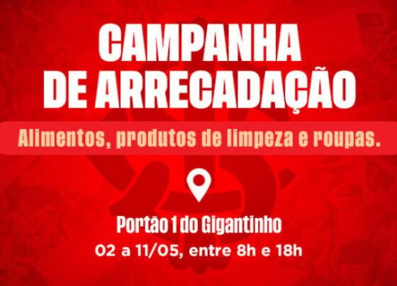 Campanha de arrecadação começou na última quinta-feira e segue até o dia 11 de maio