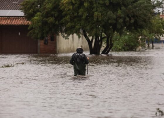 Chegada das águas das chuvas do fim de semana na Lagoa dos Patos pode agravar a situação na cidade