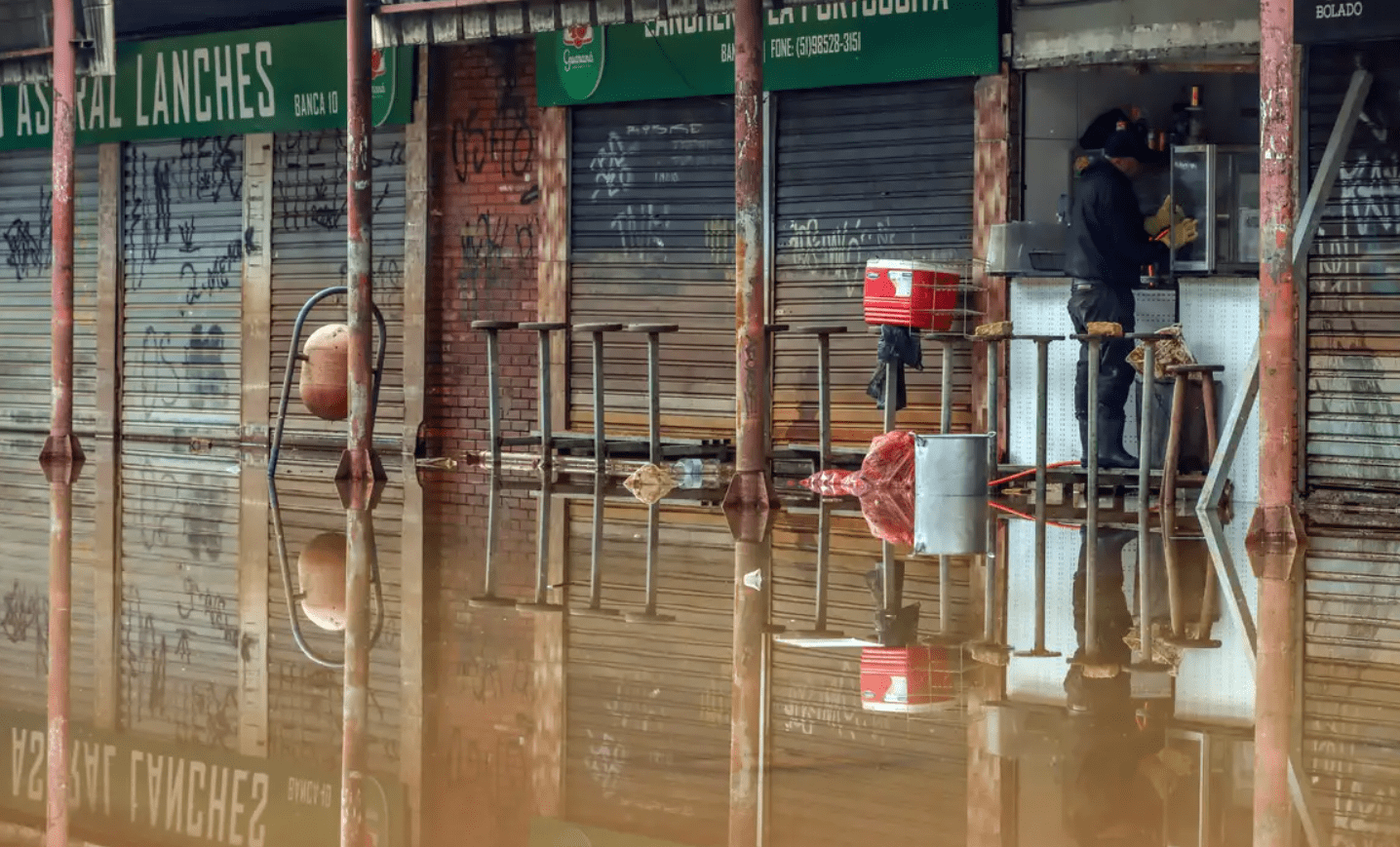 Nível do Guaíba cai 16cm em 11 horas, mas segue acima de 4 metros