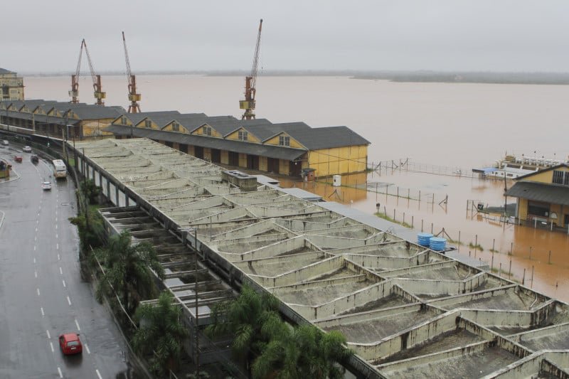 Nível do Guaíba sobe para 5,29m