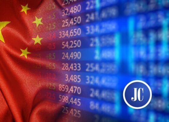 Na China continental, os mercados ficaram no vermelho