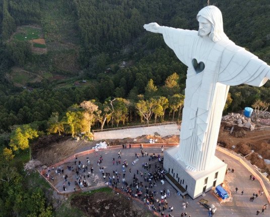 Cristo Protetor de Encantado voltará a receber visitas após um mes fechado