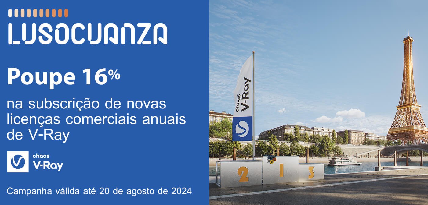 Luso Cuanza lança campanha de 16% em novas licenças anuais de V-Ray