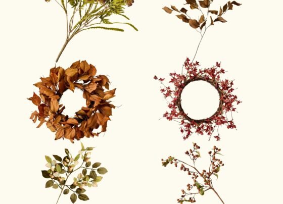 LIZ MARIE X Magnolia Fall stems wreaths and garlands scaled