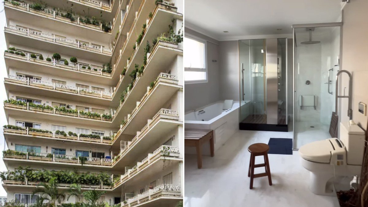 Apartamento com o “maior banheiro da Avenida Paulista” viraliza | Casa Vogue Estate