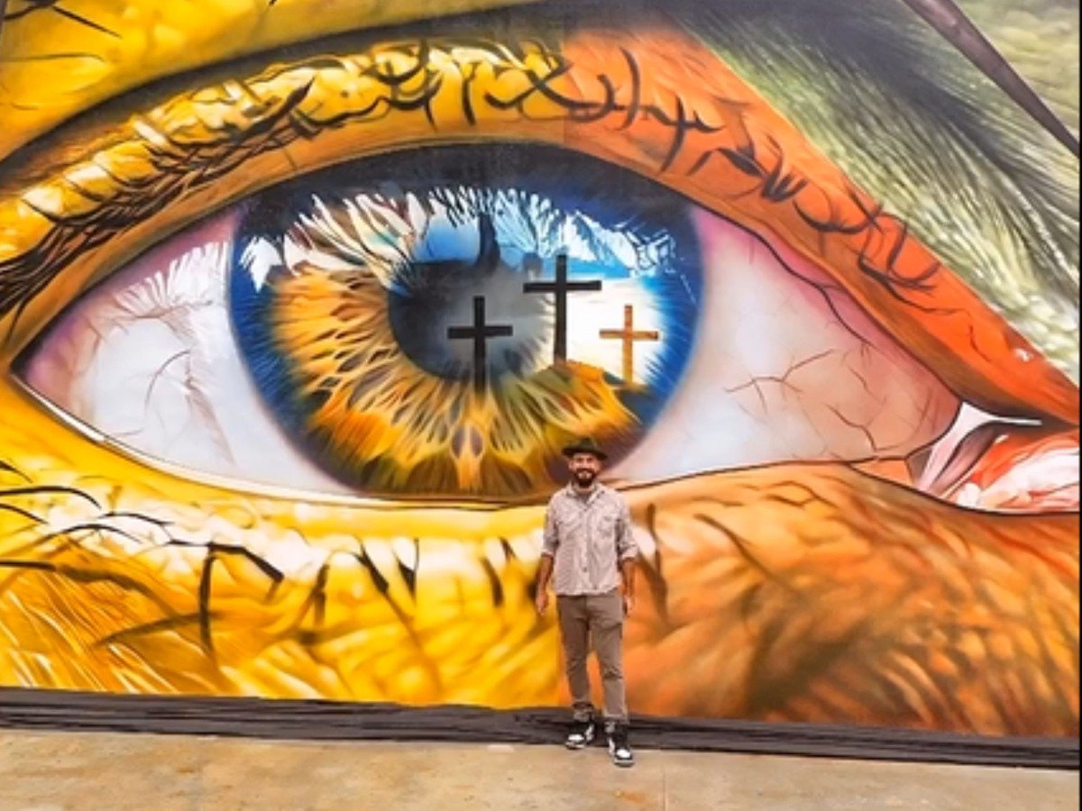 Eduardo Kobra viraliza com novo mural e testemunho de fé: “Ressignifiquei minha vida e arte” | Curiosidades